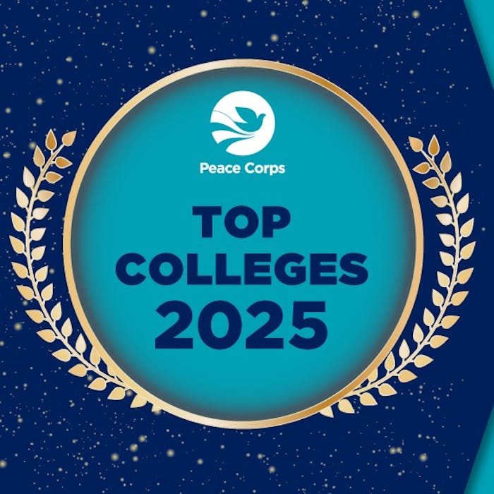 CC is Top Peace Corps Volunteer Producing Small College